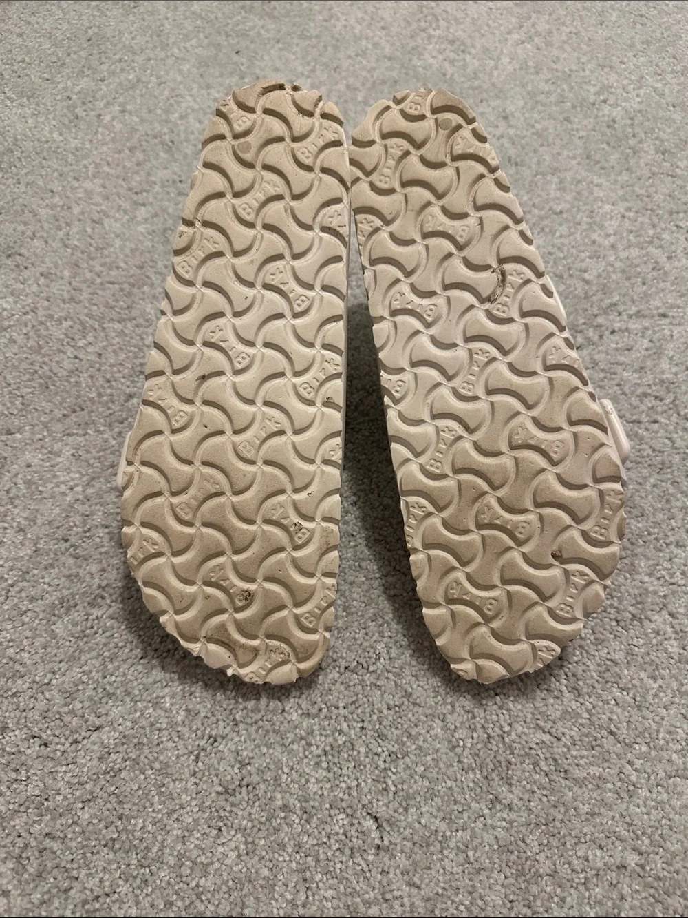 Cream Birkenstock Sandals